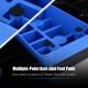 Close-up of anti-slip foot pads on the Aerobic Exercise Stepper Trainer, ensuring floor protection and safety during.