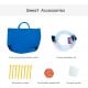 Carrying bag, hose assembly kit, bouncer stakes, inflatable basketball, and repair patches for the inflatable water.