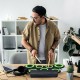 Electronic roll-up drum pads in green, featuring 7 sensitive-touch pads, ideal for beginners and music lovers.