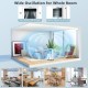 Portable evaporative air cooler fan with remote control, showcasing wide oscillation and adjustable angle for optimal.