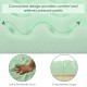 Convoluted 3" cooling air foam mattress topper with 5-zone design for comfort and pressure relief, ideal for twin beds.