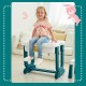 Kids activity table set featuring a double-sided board for learning and creativity, perfect for children over 3 years.
