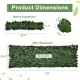Artificial ivy privacy fence screen measuring 118" x 39.4" with 1696 realistic leaves for outdoor decor and privacy.