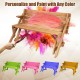 Transforming wooden picnic table bench in natural finish, accommodates 4, perfect for outdoor gatherings and relaxation.