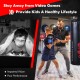 5-piece 40lbs filled punching boxing set with gloves and jump rope, ideal for kids over 5 for boxing and martial arts.