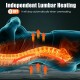Foldable massage mat with independent lumbar heating, featuring 10 vibration motors for targeted muscle relief.