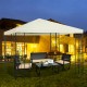 Patio gazebo canopy tent with decorative patterns, solid steel frame, and 10 x 10 feet dimensions for outdoor.