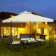 Patio gazebo canopy tent with a double tier roof, sturdy steel frame, and decorative patterns for outdoor gatherings.