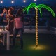 7 feet LED pre-lit palm tree decor with warm lights, perfect for outdoor parties and festive home decoration.