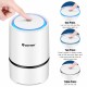 Mini Ionic 3-in-1 HEPA air purifier with night light, featuring easy one-touch operation and quiet filtration for.