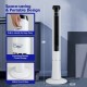 Portable 48-inch tower fan in white with remote control, featuring a space-saving design and 80° oscillation for.