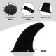 9-inch detachable center fin made of reinforced nylon, designed for longboards and SUPs, easy to assemble and replace.