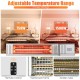 Wall-mounted 1500W infrared patio heater with remote control, adjustable angle, and 24h timer for indoor and outdoor.