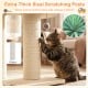 Cat scratching post with extra-thick sisal rope, designed for natural claw grinding and enhancing feline happiness.