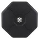 Octagonal patio umbrella weight base plate set made of durable PE material, designed for stability in windy conditions.