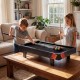 Children playing on the 4 in 1 Combo Game Table Set with Billiards in a cozy living room, perfect for family fun.