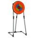 Bristle target with vibrant colors and stable frame, part of a 4 in 1 throwing game for kids and adults.