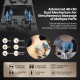 4D Dual Roller System massage chair with adjustable features, 42 airbags, and health monitoring for customized.