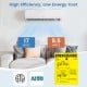 Energy-efficient 23000 BTU mini split AC/heater with R32 refrigerant, suitable for 1500 sq ft cooling and heating.