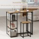 3-Piece Bar Table Set for 2 Bar-Height Dining Table with 2 Stools - Gallery View 8 of 11