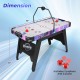 56-inch air hockey table with LED scoreboard, sturdy design, includes 2 pushers and 2 pucks for competitive fun.