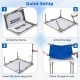 Folding 35-inch mahjong table with cup holders, featuring a smooth felt surface, ideal for four players in various.