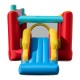 5-in-1 inflatable bounce house with slide and ball pit, made of durable Oxford fabric for kids' fun and safety.