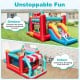 5-in-1 Ice Cream Inflatable Bounce House featuring a slide, ball pit, and games for outdoor and indoor fun.