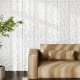 3D white PVC wall panels with diamond accents, ideal for DIY interior decoration in living rooms or bedrooms.