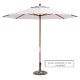 Heavy-duty 23-lbs round umbrella base stand in classic bronze, designed for stability with patio umbrellas, easy to.