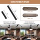 52-inch ceiling fan with remote control featuring dark and light oak blades, designed for medium to large rooms.