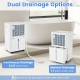 54 Pints dehumidifier with continuous drainage hose and manual water tank, ideal for home use in 4500 sq. ft.