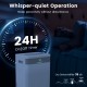 54 pints dehumidifier with smart touch control, 24-hour timer, and quiet operation for home use up to 4500 sq. ft.
