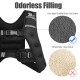 30 LBS workout weighted vest with adjustable buckles and breathable materials, ideal for enhancing exercise.