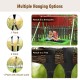 Platform tree swing with adjustable height and durable oxford fabric, suitable for indoor and outdoor use.