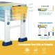 Kids activity table set with adjustable heights, storage compartments, and safe materials for versatile play and.