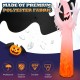 12 feet Halloween inflatable ghost decoration made of premium waterproof polyester fabric with built-in LED lights.