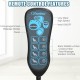 Remote control for the Seat Cushion Massager with Heat, featuring 5 massage modes and 6 vibration motors for customized.
