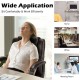 Adjustable leather executive office chair with armrest, padded cushion, and ergonomic design for home or office use.