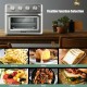 19 Qt convection air fryer toaster oven with 7 cooking functions, including air fry, bake, and broil, for healthy meals.