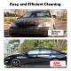 Before and after comparison of a car cleaned with the 3000 PSI Electric High Pressure Washer for efficient cleaning.