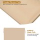 Beige 6.7 x 17 feet replacement canopy cover made of durable polyester, designed for pergola shade and protection.