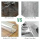 PVC chair floor mat comparison showing durability and non-slip features, protecting hardwood floors from damage.