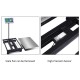 Digital floor platform scale with removable stainless steel pan and high-precision sensor for accurate weighing.