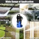 Electric pressure washer in blue, 1800W, 2030 PSI, ideal for cleaning patios, cars, and outdoor furniture.