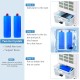 Two ice crystal boxes for the portable evaporative air cooler, enhancing cooling performance in home or office settings.