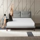Twin size 10-inch air foam mattress with soft cover, showcasing ergonomic design for comfort and support in a modern.