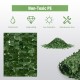 Artificial ivy privacy fence screen measuring 118" x 39.4", featuring 1696 realistic leaves for outdoor decor and.
