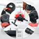 Portable under desk bike pedal exerciser with adjustable magnetic resistance, featuring a digital monitor and sturdy.