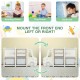 Toddler truck storage organizer in beige with removable bins, perfect for kids' rooms and play areas.